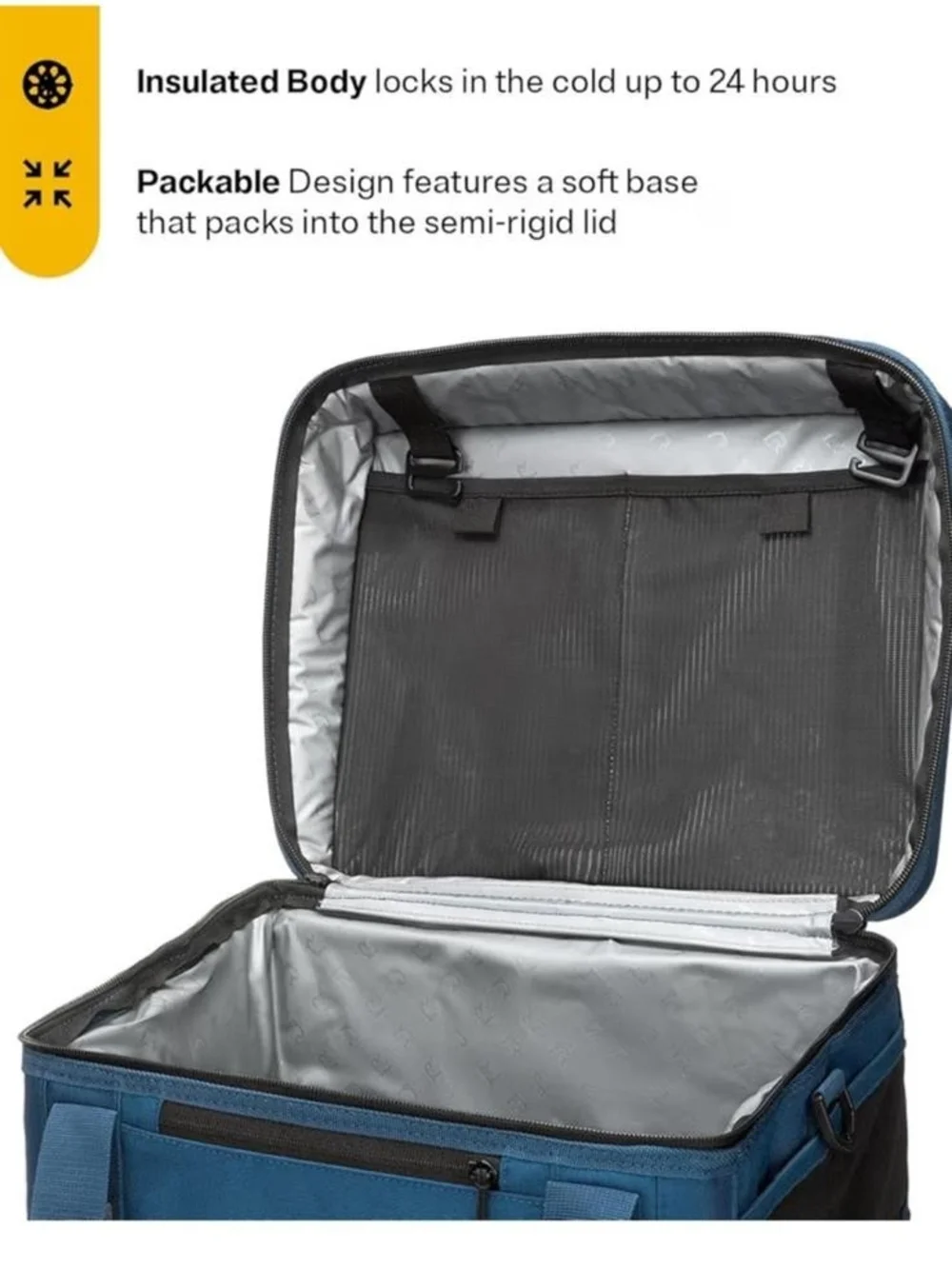 RTIC Navy Blue Soft-Sided Cooler Bag